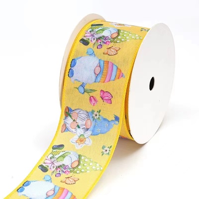 easter ribbon egg Pattern wired ribbon bow