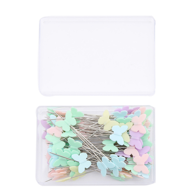 butterfly headed pins with box
