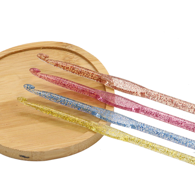 Glitter hook plastic crochet hook SC-ch013