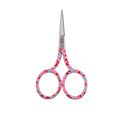 Embroidery thread scissors Printed colorful heart 3.5 inch SC-sm006