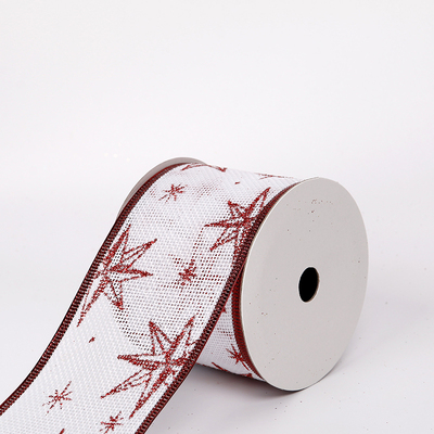 2.5''Christmas wired ribbon little ribbon YD-CL020