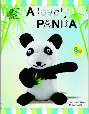 A lovely panda Sock DIY kit MH-D0185