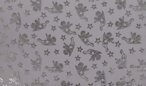 Christmas fabric -angel pattern iron sliver YD-CR001
