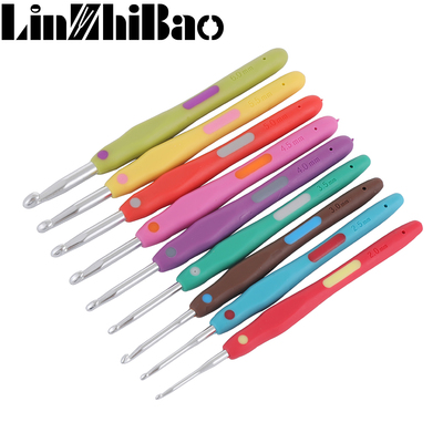 Colorful TPR-corchet hook soft handle SC-ch020