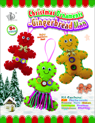 Christmas Ornaments Gingerbread Man DIY Kit MH-A0025