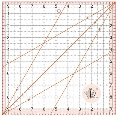 Quilting Ruler(Metric Version) MH-QT001