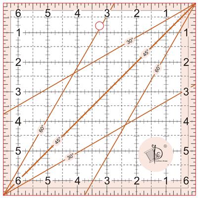 Quilting Ruler(Metric Version) MH-QT002