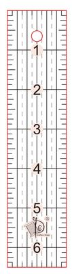 Quilting Ruler(Metric Version) MH-QT008