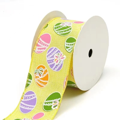 Easter Ribbon wired ribbon ribbon bow egg