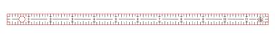 Quilting Ruler(Metric Version) MH-QT013