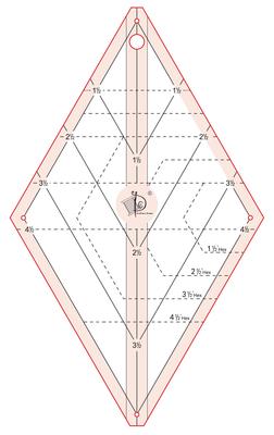 Quilting Ruler(Metric Version) MH-QT026