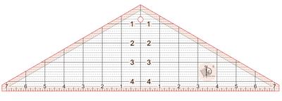 Quilting Ruler(Metric Version) MH-QT019