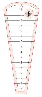 Quilting Ruler(Metric Version) MH-QT023