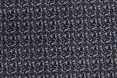 Christmas fabric -black flower pattern YD-CR012
