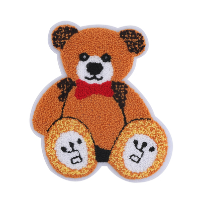 Bear towel embroidery