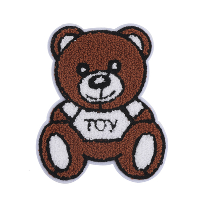 Bear towel embroidery