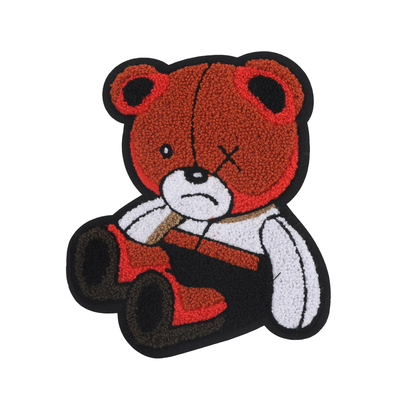 Bear towel embroidery