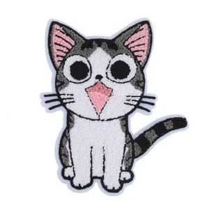 Cat towel embroidery