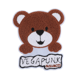 Bear towel embroidery