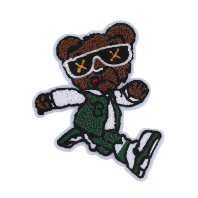 Bear towel embroidery