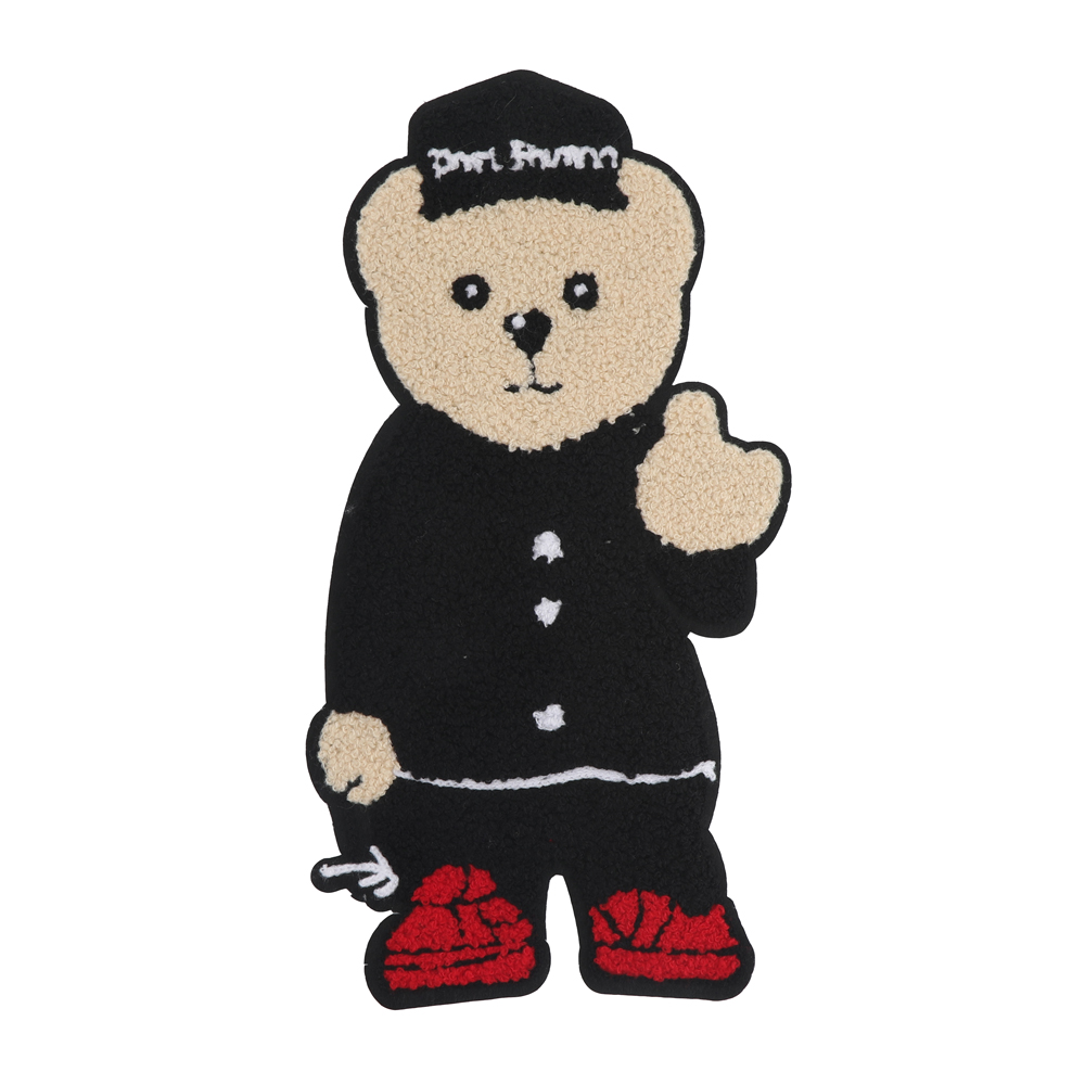 Bear towel embroidery