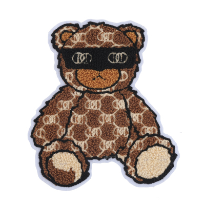 Bear towel embroidery
