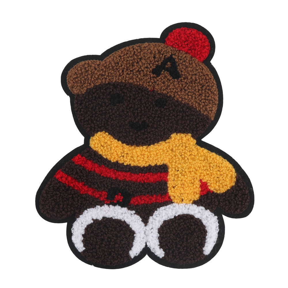 Bear towel embroidery