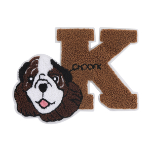Dog towel embroidery