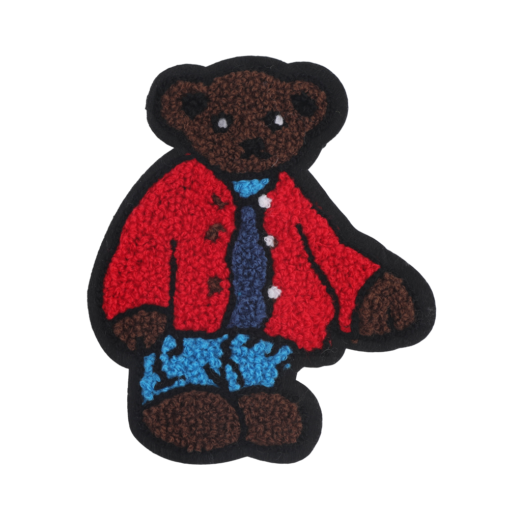 Bear towel embroidery