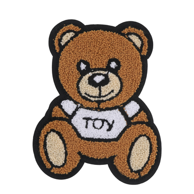 Bear towel embroidery