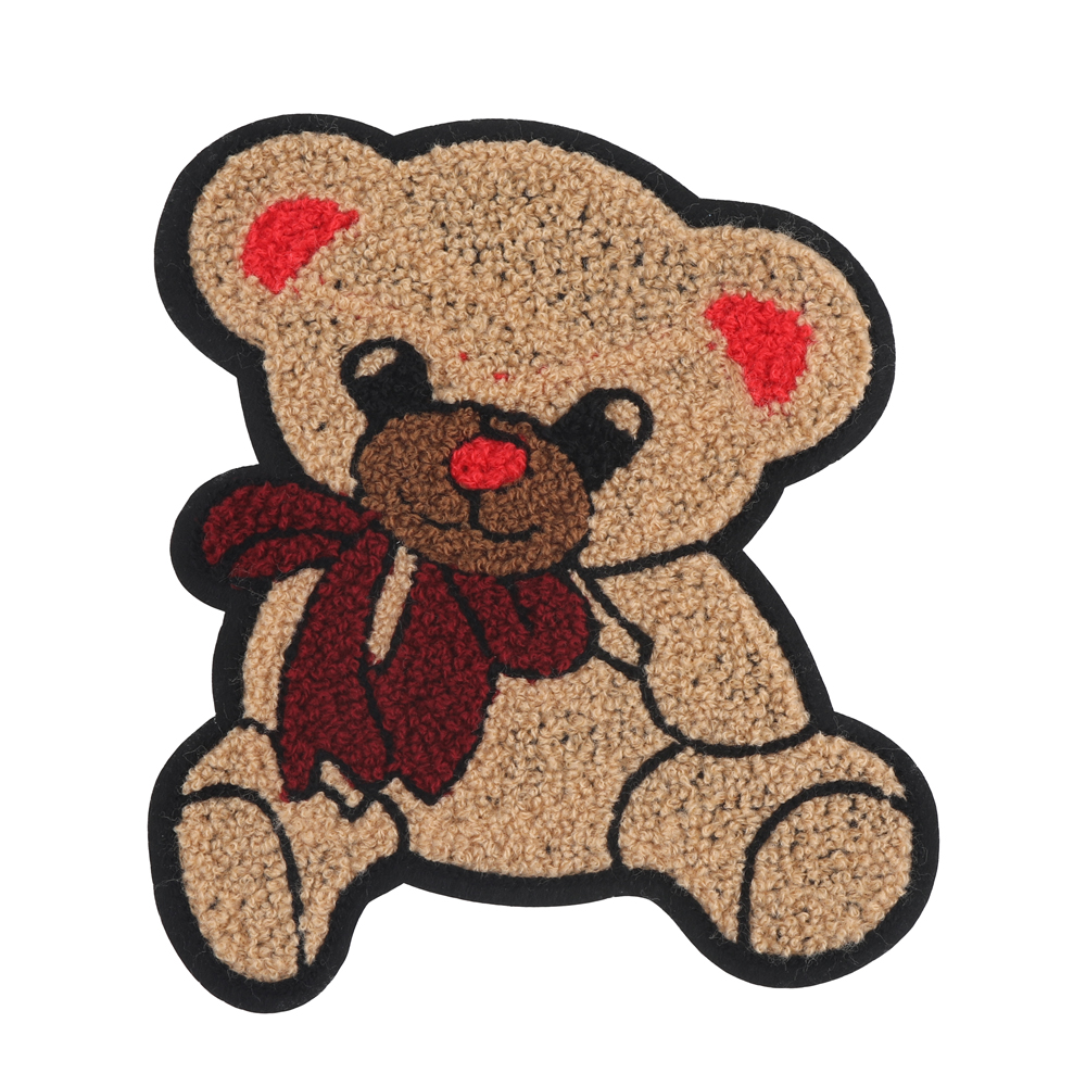 Bear towel embroidery