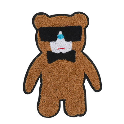 Bear towel embroidery