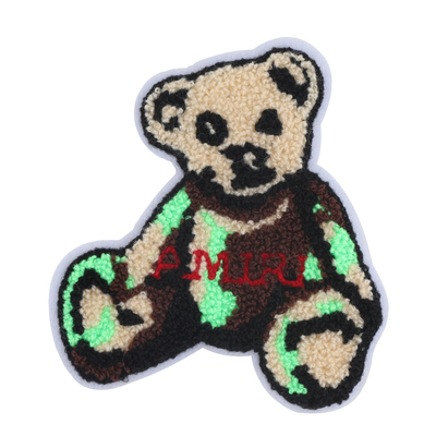 Bear towel embroidery