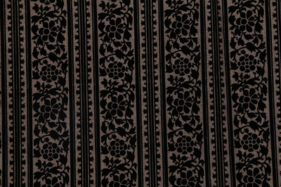 Christmas fabric -black flower pattern YD-CR009