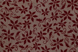 Christmas fabric -FLOWER pattern YD-CR011