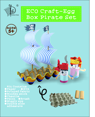 Eco Craft-Egg box Pirate Set MH-A0376