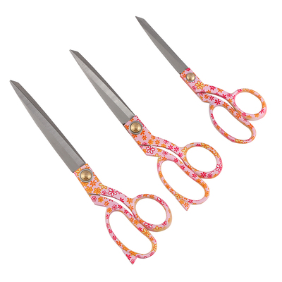 High-grade approval scissors Pink flower tailor scissors SC-CS002