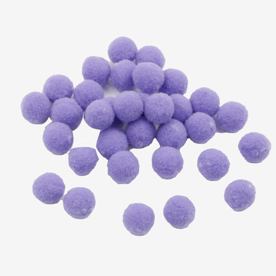 pompom lavender purple