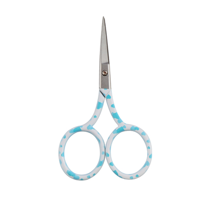 Embroidery thread scissors Printed blue heart 3.5 inch SC-sm001