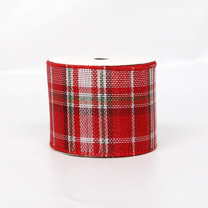 Plaids, & Harlequin Ribbon 63mm wired ribbon YD-GZ010