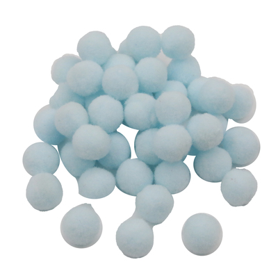 pompom baby blue