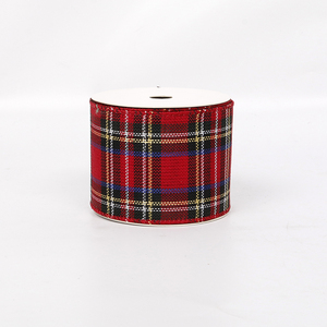 Plaids, & Harlequin Ribbon 63mm wired ribbon bow YD-GZ002