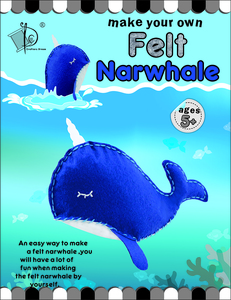 Sew Your Own Narwhale Friend MH-A0395