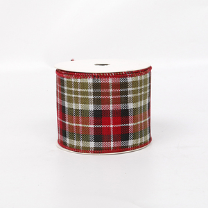 Plaids, & Harlequin Ribbon 63mm wired ribbon YD-GZ003