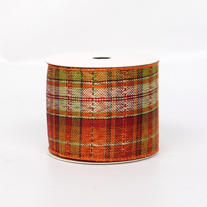 Plaids, & Harlequin Ribbon 63mm wired ribbon YD-GZ013