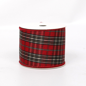 Plaids, & Harlequin Ribbon 63mm wired ribbon YD-GZ006