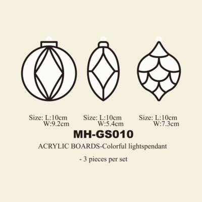 Acrylic glass paint coloring board MH-GS010