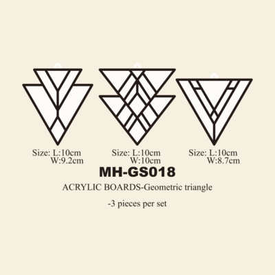 Acrylic glass paint coloring board MH-GS018