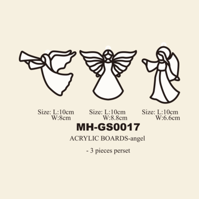 Acrylic glass paint coloring board MH-GS017