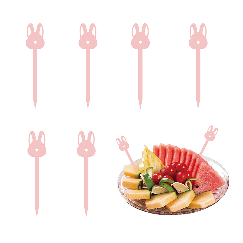 Acrylic Fruit fork MH-FT001